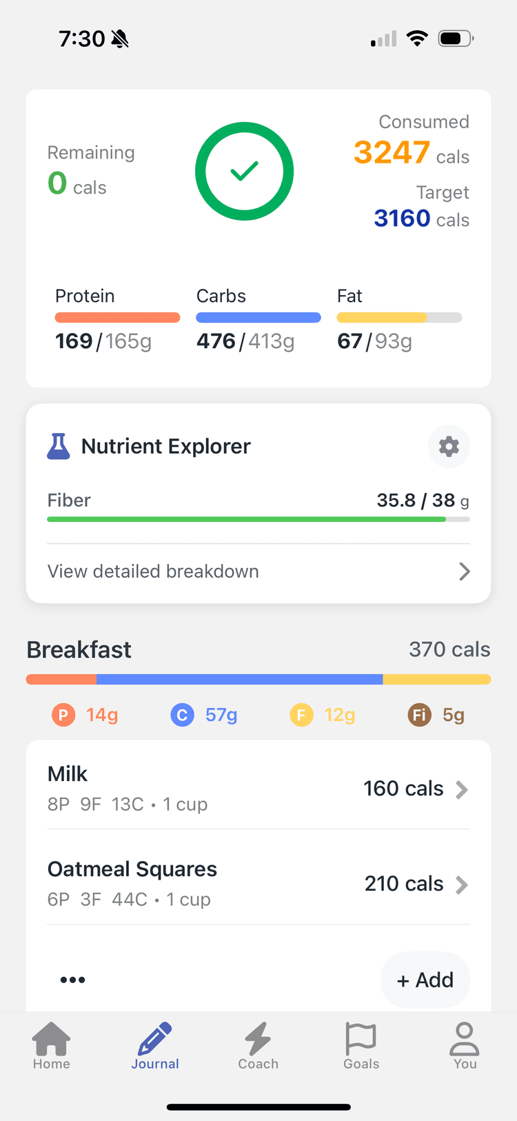 Your texts become real Zolt data.